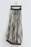 SWAYING/KNIT crochet stitched flower bud skirt SW22AW3B08 white/black grey